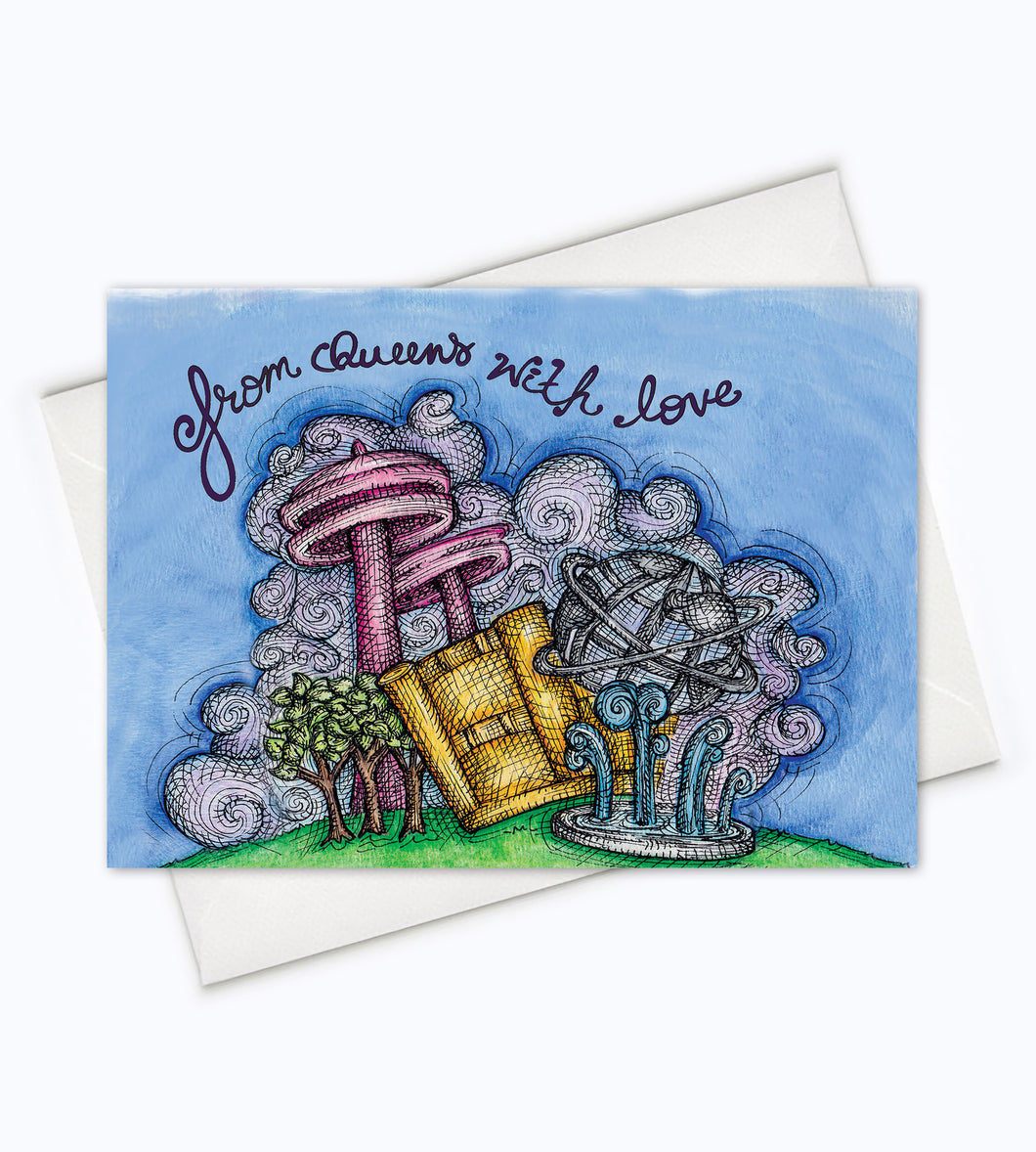 From Queens with Love Greeting Card