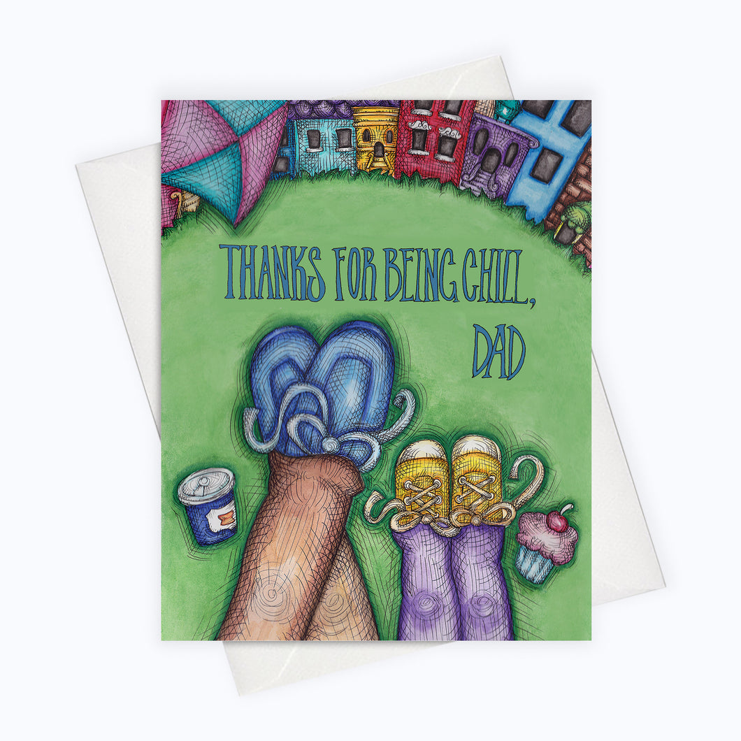 CHILL DAD CARD - Father's Day Card
