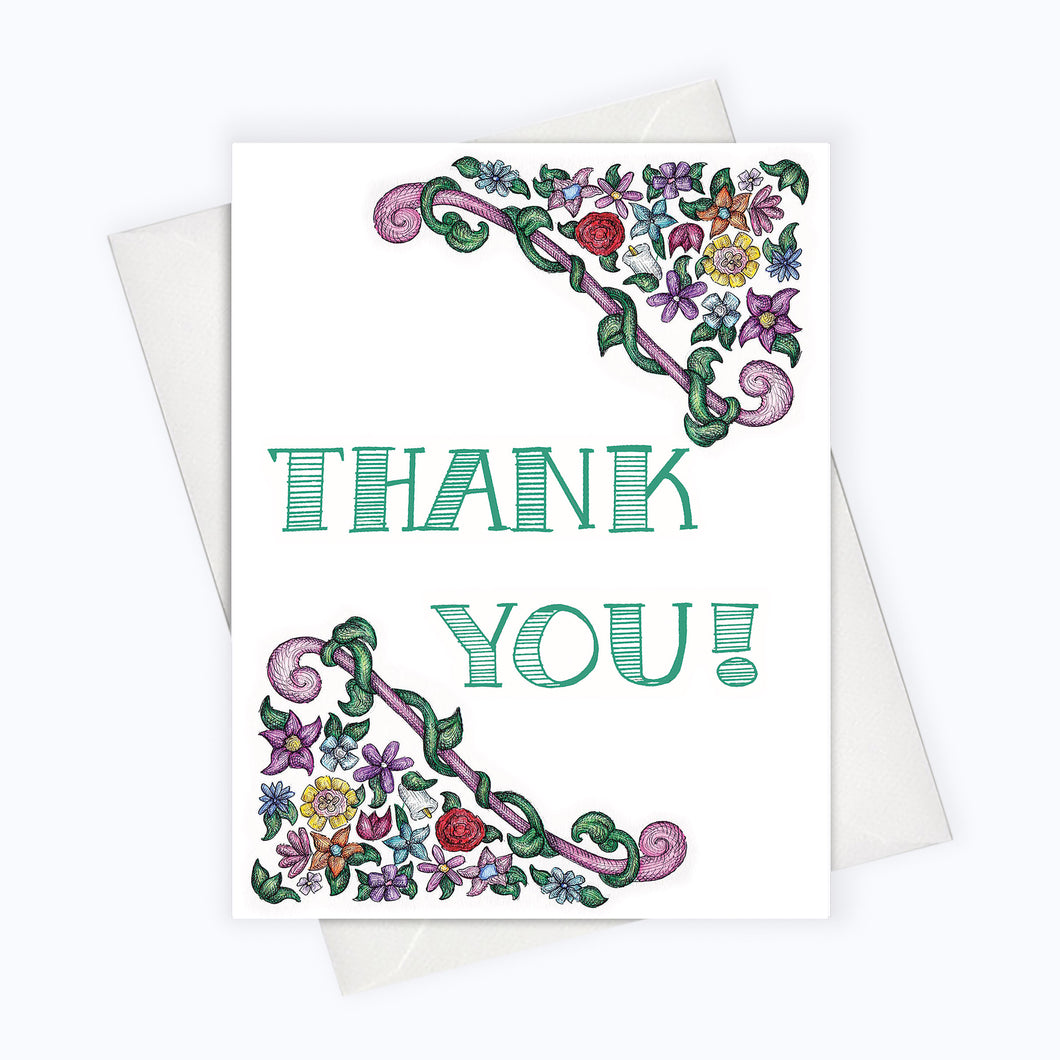 Professional thank you card Thank You Note