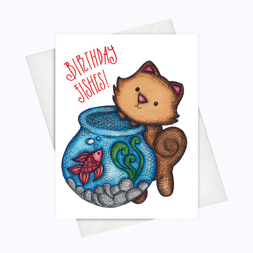 Funny Cat Birthday Card for Cat Lovers