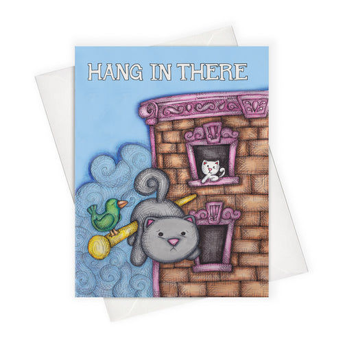Hang in there friendship card