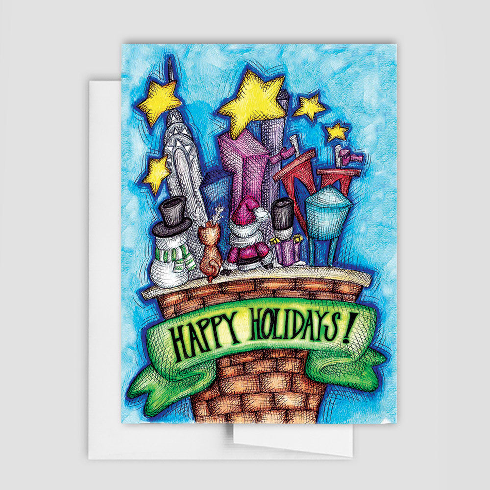 HOLIDAY CARD - Holiday Characters Greeting Cards