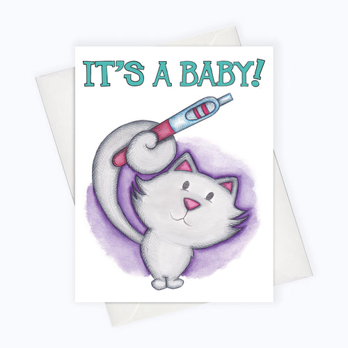 Cat pregnancy card